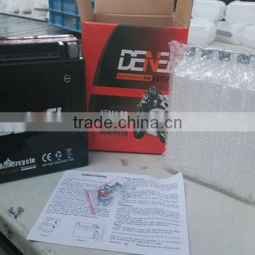 12V YTX14-BS Dry-charged Three Wheel Motorcycle Manufacture-free Three Wheel Motorcycle Battery