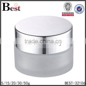 All Size Glass Airtight Metal Containers Cosmetic Metal Container With Aluminum Cap photo-3