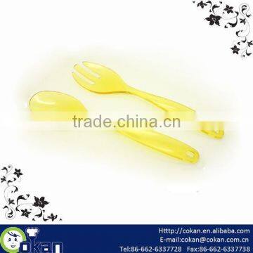 2 Pcs Plastic Salad Spoon & Salad Fork Set CK-K202