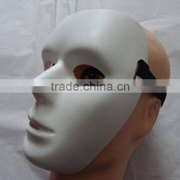 PVC Plastic Jabbawockeez Hiphop White Dance Face Mask for Dance False Face Mask photo-6