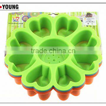 11010 Flower t Shape Silicone Cake Mold