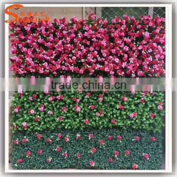 2017 factory price artificial flower for wall decoration silk flower wall for wedding supplies