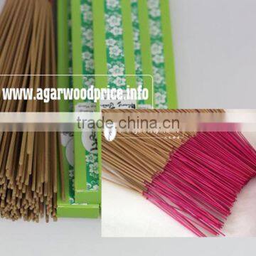 Oud or Agarwood Cored Incense With Red Bamboo Stick, Nice Shape, Nice Quality