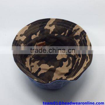 Fashion Reversible Bucket Hat/Cap Wholesale 100%cotton Twill Hat photo-5