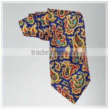 2014 customize high quality digital printing polyester tie