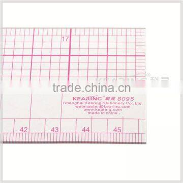 Kearing Brand Manufacture High Quality 45cm&18" Straight Flexible 1.2mm Thickness Plastic Garment Ruler for Fashion Design#8095 photo-5
