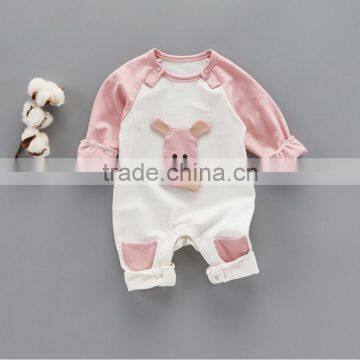 Wholesale Guangzhou Clothes Cotton Newborn Calf Pattern Baby Bodysuit photo-3