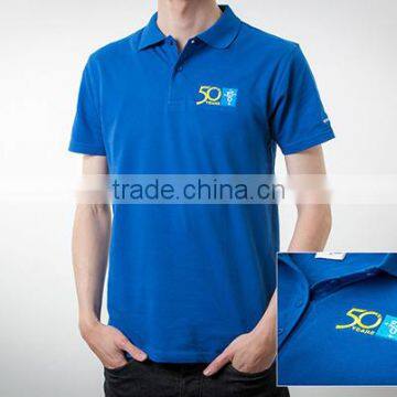 Sreen Printing Polo t Shirt, Men Polo Shirt, Short Sleeve 100% Polyester photo-2