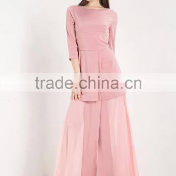 Guangzhou Wholesale Fashion Elegant Pink Sweetheart Evening Dress for Lady photo-2