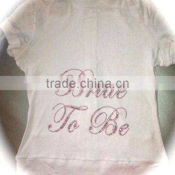 Fashion Wedding Rhinestone Bride Entourage Cotton Lace Tank Tops Wholesaler photo-5