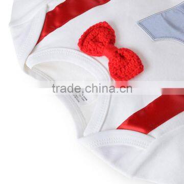 Factory Organic Cotton for Newborn Summer Clothing Set Wholesale From China Baby Clothes Romper photo-2