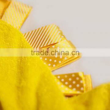 Yellow Lion Terry Cotton Hooded Bathrobe for Promotion photo-4
