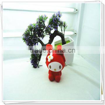 S80129A 2017 New Melody Silicone Purse Cartoon Cute Creative Small Rabbit Coin Purses photo-2