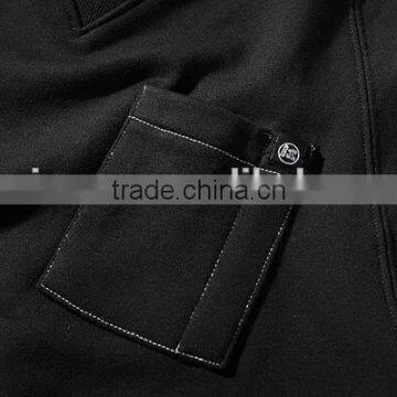 100% Cotton Plain Sweatshirt Customize Cotton Striped Oversized Pullover Mans Plain Sweatshirt photo-4