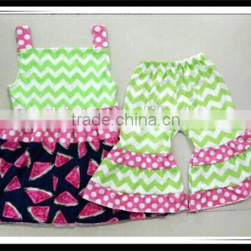 Baby Girl Boutique Colors Ruffle Pants Clothing Set Summer Girl Easter Color Eggs Pattern Clothes Girl Fashion Ruffles Outfits photo-4