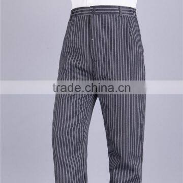 Unisex Work Uniform Wholesales Factory Cotton Baker Strpe Chef Uniform Pants photo-3