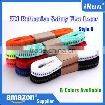 Premium 3M Reflective Flat Shoelaces For New Balance Safety - Fluorescent Flat Feature Sarety Laces For Sports Shoes photo-6