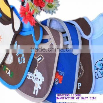 new design cotton baby bibs with waterproof