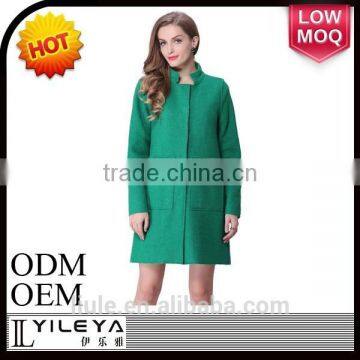 2015 Latest Elegant Women Wool Rain Design Fashion Coat photo-3