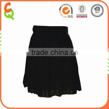 Summer Season Clothes Double Layer Chiffon Pleated Skirt for Girl photo-3