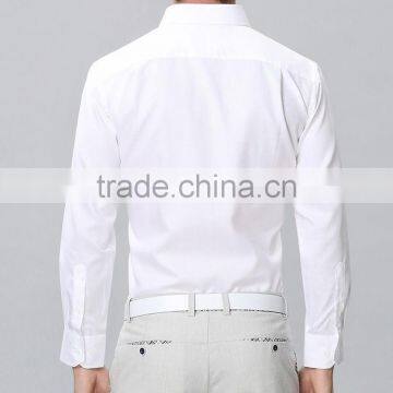 Wholesale Pure Cotton White Shirts for Men Stylish Quality Men Office Shirts photo-2