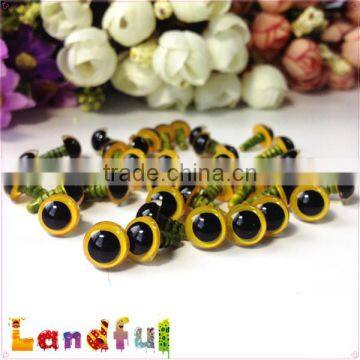 12mm Plush Bear Stuffed Craft Toys Amigurumi Yellow Doll Eyes photo-2