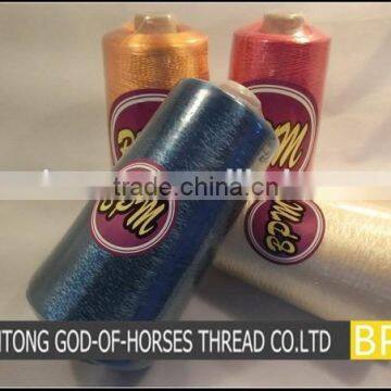 Gassed mercerized thread, dyed polyester 120/2 embroidery thread