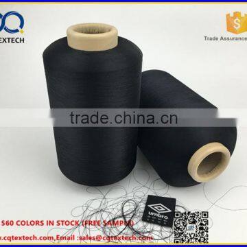 75/120TPM Equal Black Polyester DTY Yarn photo-3