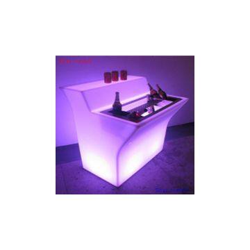 illuminated led plastic bar counter