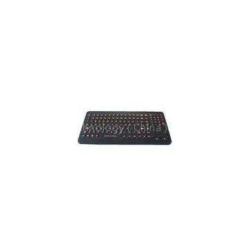 120 key illuminated rubber ruggedized keyboard with sealed touch pad