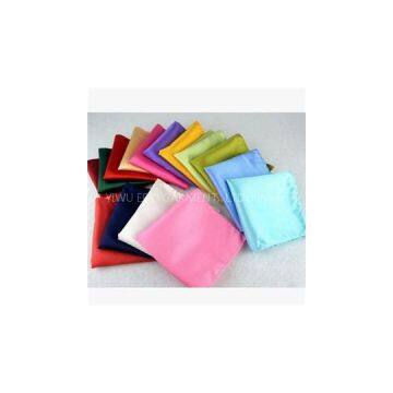 100% Stain Little Square Solid Scarf