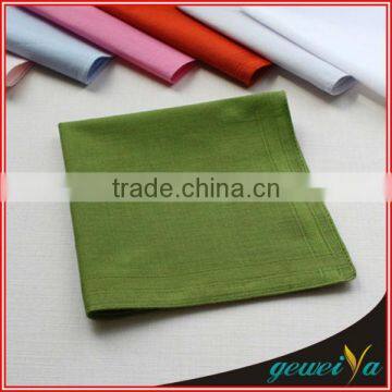 Dyed Green Funny Cotton Handkerchief