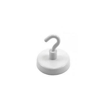 White Coating Permanent Strong Neodymium Magnetic Hooks