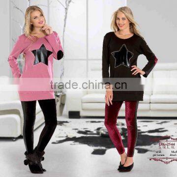 women top quality leggings winter pajama set Turkey wholesale