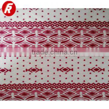 2016 changshu of suzhou city new design double face coral fleece printed fabric