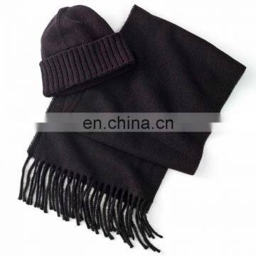 fashional pretty elegant warm soft cozy popular cheaper beanie scarf set