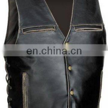 Cowhide Leather vest For Men