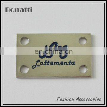 fashion custom metal clothing labels