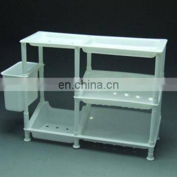 large plastic cosmetic storage rack