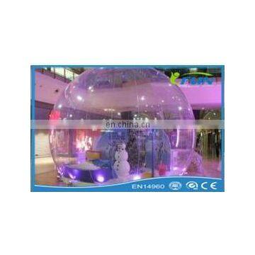 Inflatable Christmas exhibition bubble tent for sale/Inflatable Christmas bubble tent/Christmas bubble tent