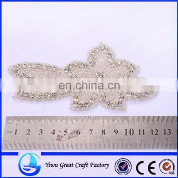 Exquisite handmade jaw drill with crystal flower rhinestone wedding apparel accessories, the bride, satin belt