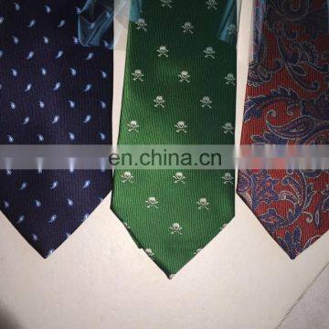 Promo Gift High Quality Custom Made Woven Silk Tie and Handkerchief Set