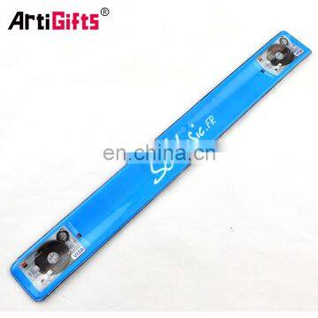 Manufactory Production reflective pvc slap bracelet