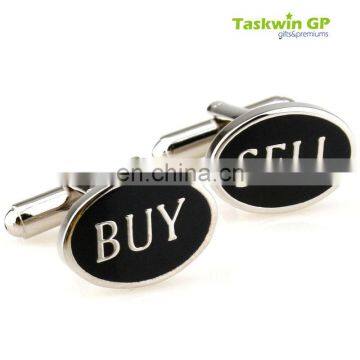 Bespoke logo cufflink custom men cufflink/metal cufflinks with embossed logo