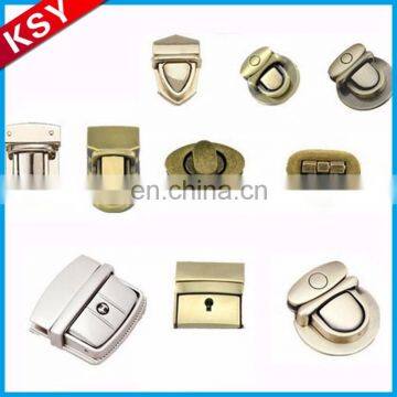 Wholesale Oem Luggage Bag Buckles Long Metal Lock Hardware For Handbag