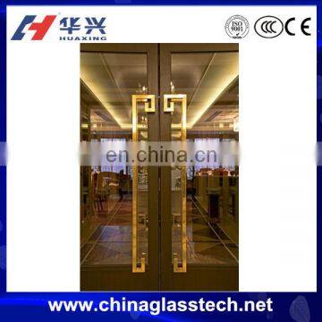 CE certificate soundproof insulated glass simple indian door designs