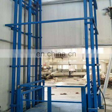 7LSJD Shandong SevenLift 1000kg Warehouse Electric Guide Rail Control Hydraulic Goods Lift photo-4