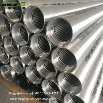 rod based well screen stainless steel grade/ galvanized steel wire wrapped screen