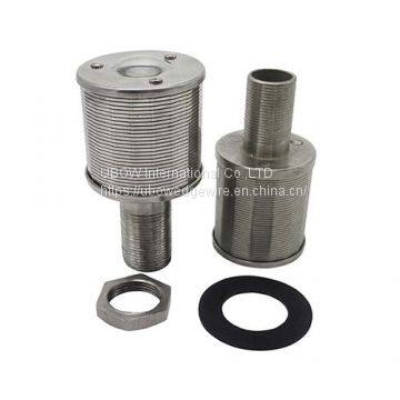 Wedge Wire Single Filter Nozzle with Cover Plate for Liquid Solid Separation