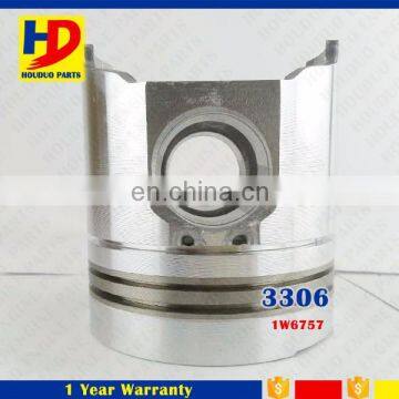 Excavator Engine Piston OEM 1W6757 3306 3304 Piston With Alfin